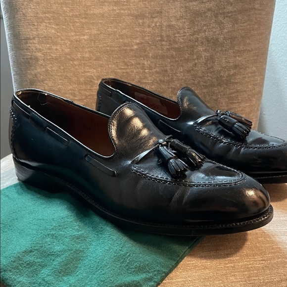 Crockett and Jones Classic Black Tassel Loafers for Men - Picture 1 of 7